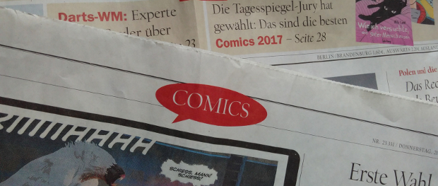 Tagesspiegel-Comicseite vom 21. Dezember 2017